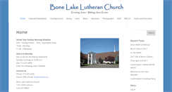 Desktop Screenshot of bonelakelutheran.org